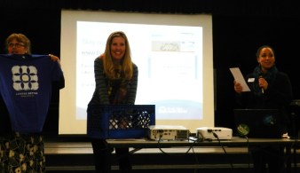 Blue Zones put on a lively presentation