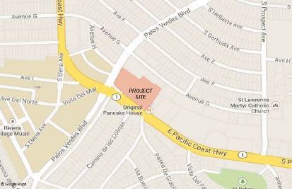 The project includes the demolition of the existing Bristol Farms and commercial structures and construction of a mixed-use residential development. The project includes 180 residential units (168,562 gross square feet), 37,600 square feet of ground level commercial, and a 28,000 square foot public plaza (see Exhibit 2, Site Plan).